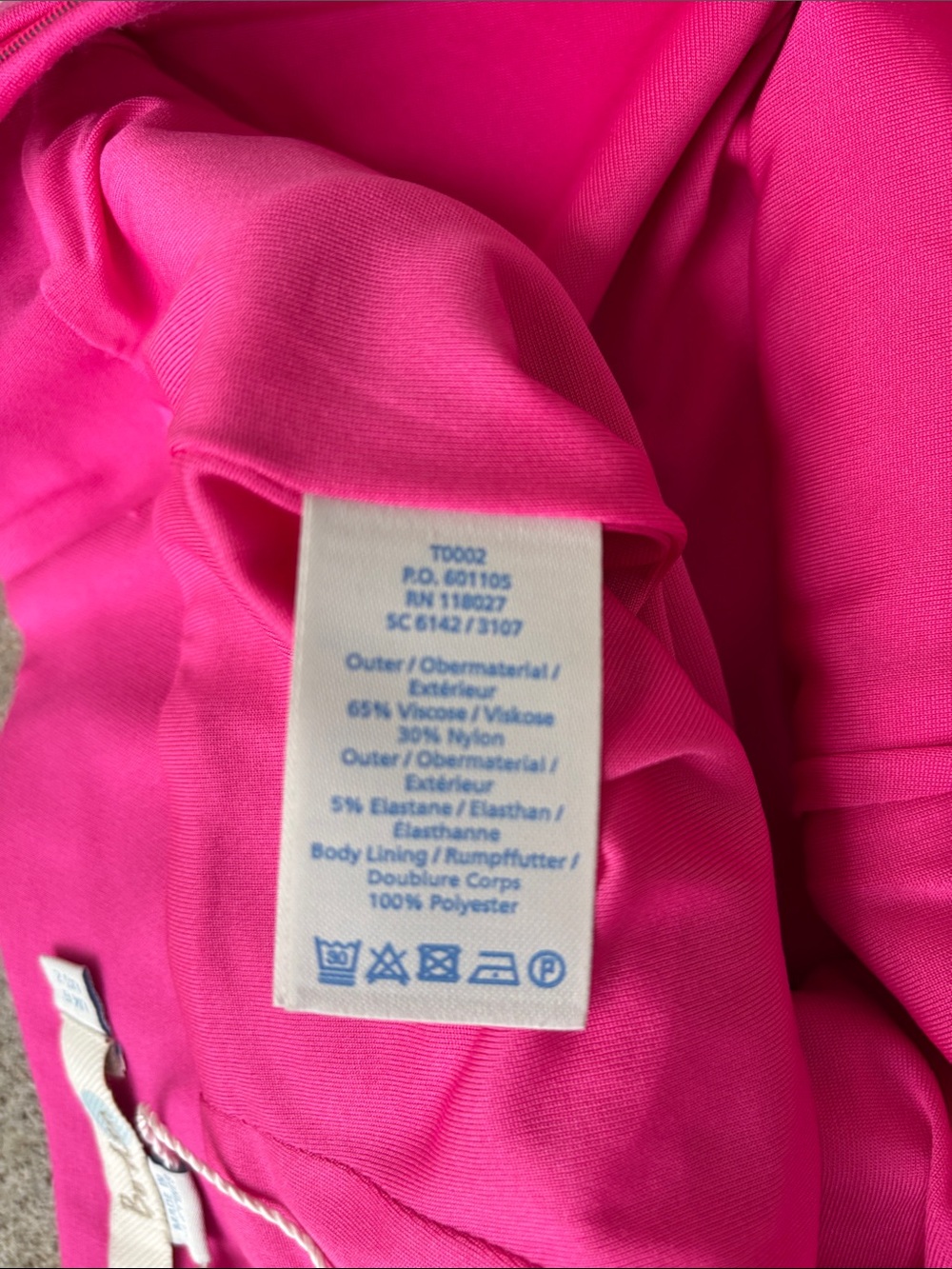 Boden Hot Pink Pencil Skirt - Picture 10 of 11